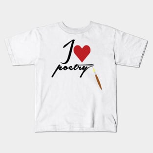 April - Poetry Month Kids T-Shirt